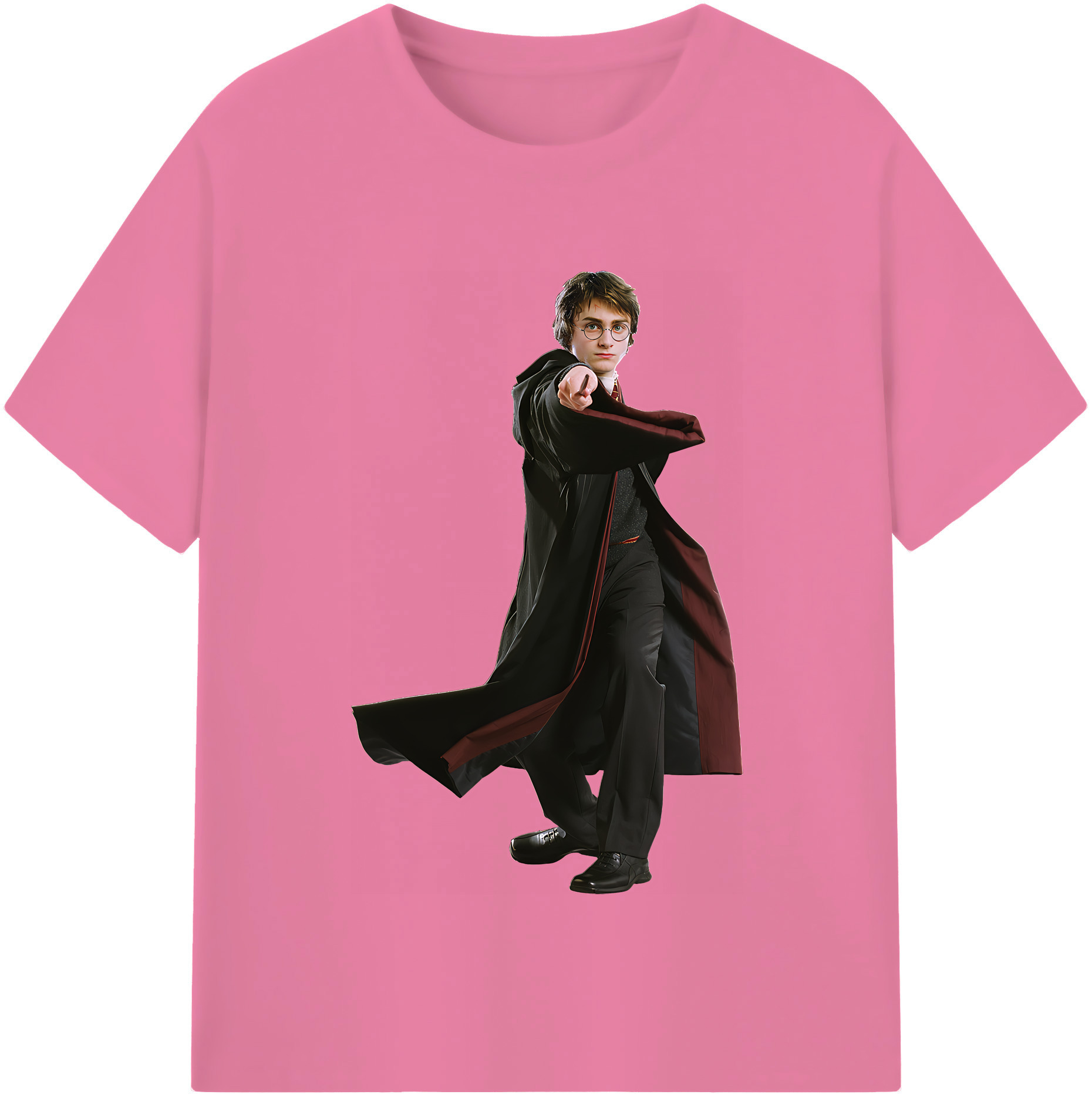 （画像用） Harry Potter ハリー・ポッターシリーズ 綿100％半袖Tシャツ（フロントプリント）